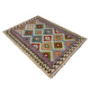 Hand Woven Wool Kelim 3' 5" x 5' 5" ft / 104 x 165 cm - No. R37882