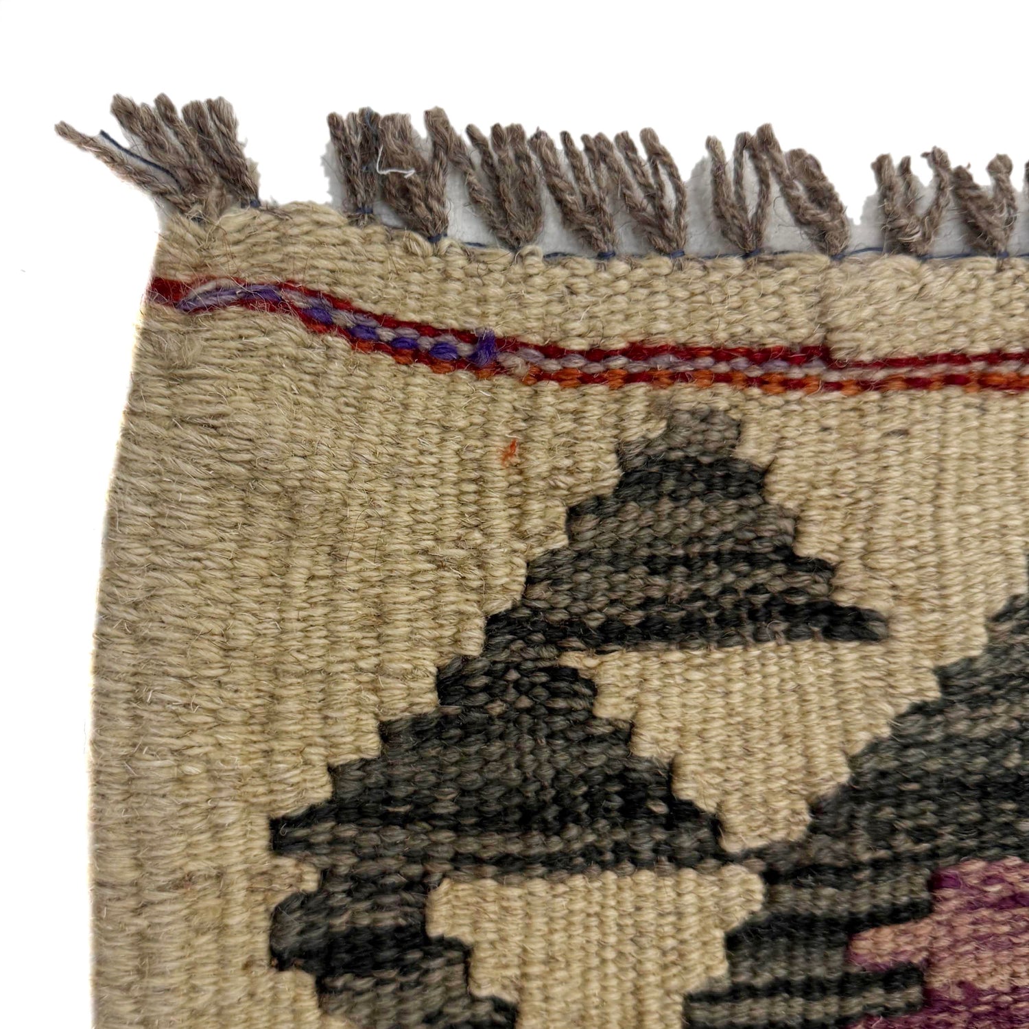 Hand Woven Wool Kelim 3' 5" x 5' 5" ft / 104 x 165 cm - No. R37882