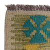 Handmade Turkish Design Wool Kilim 3' 3" x 5' 5" ft / 100 x 165 cm - No. R37884