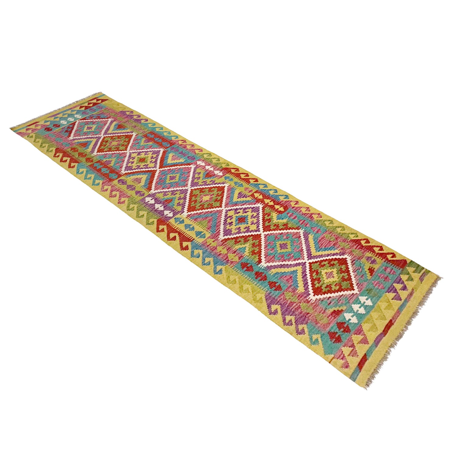 Long Kilim Runner 2' 7" x 9' 9" ft / 80 x 298 cm - No. R37889