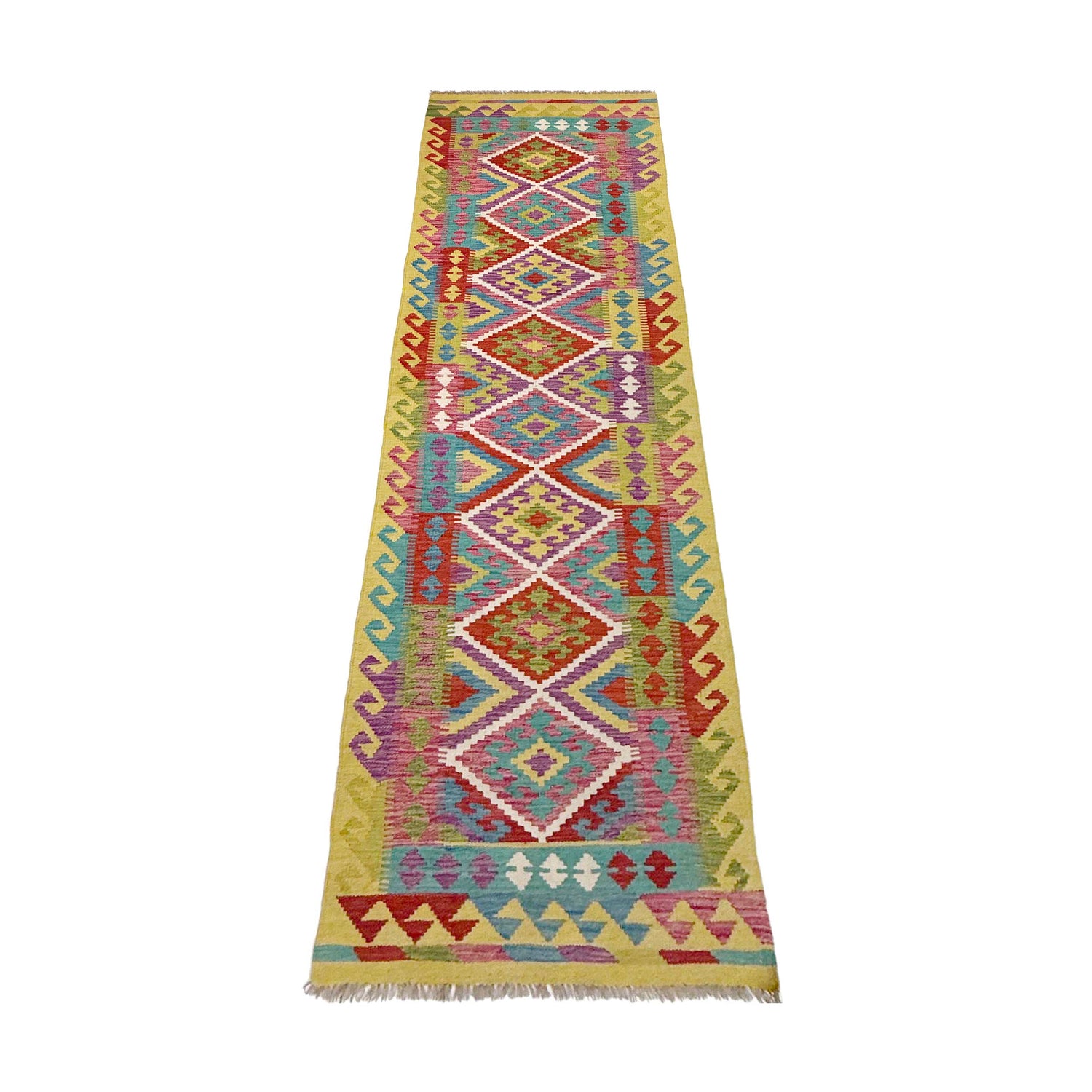 Long Kilim Runner 2' 7" x 9' 9" ft / 80 x 298 cm - No. R37889