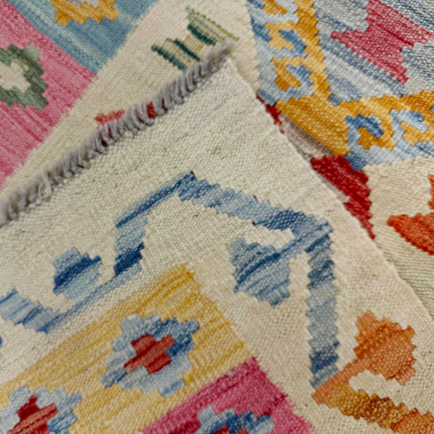 Hand Knotted Flatweave Kilim 2' 7" x 3' 10" ft / 79 x 117 cm - No. R37896