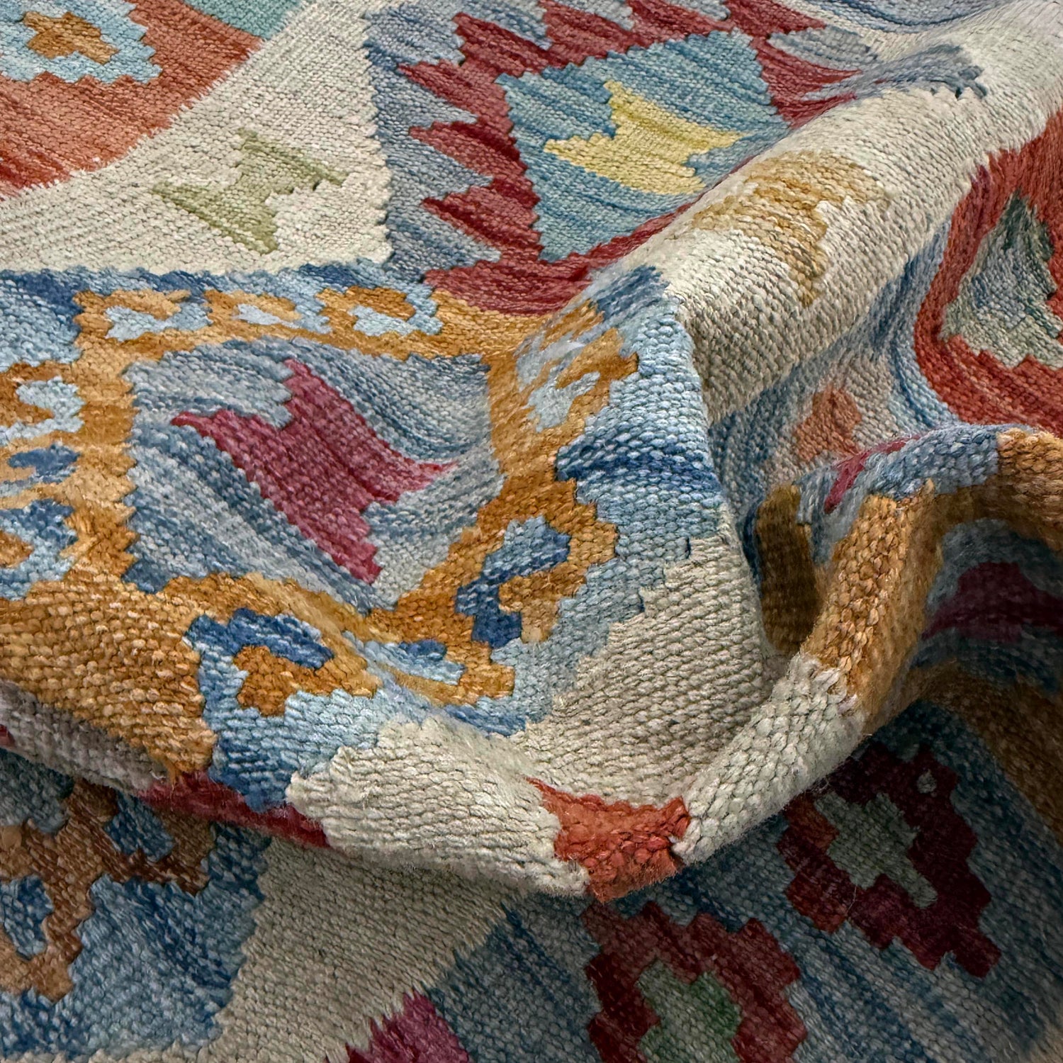 Hand Knotted Flatweave Kilim 2' 7" x 3' 10" ft / 79 x 117 cm - No. R37896