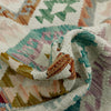 Hand Knotted Flatweave Kilim 3' 7" x 4' 11" ft / 109 x 149 cm - No. R37898