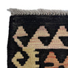Multi Color ful Flat-Weave Wool Kilim 3' 7" x 5' 1" ft / 110 x 154 cm - No. R37902