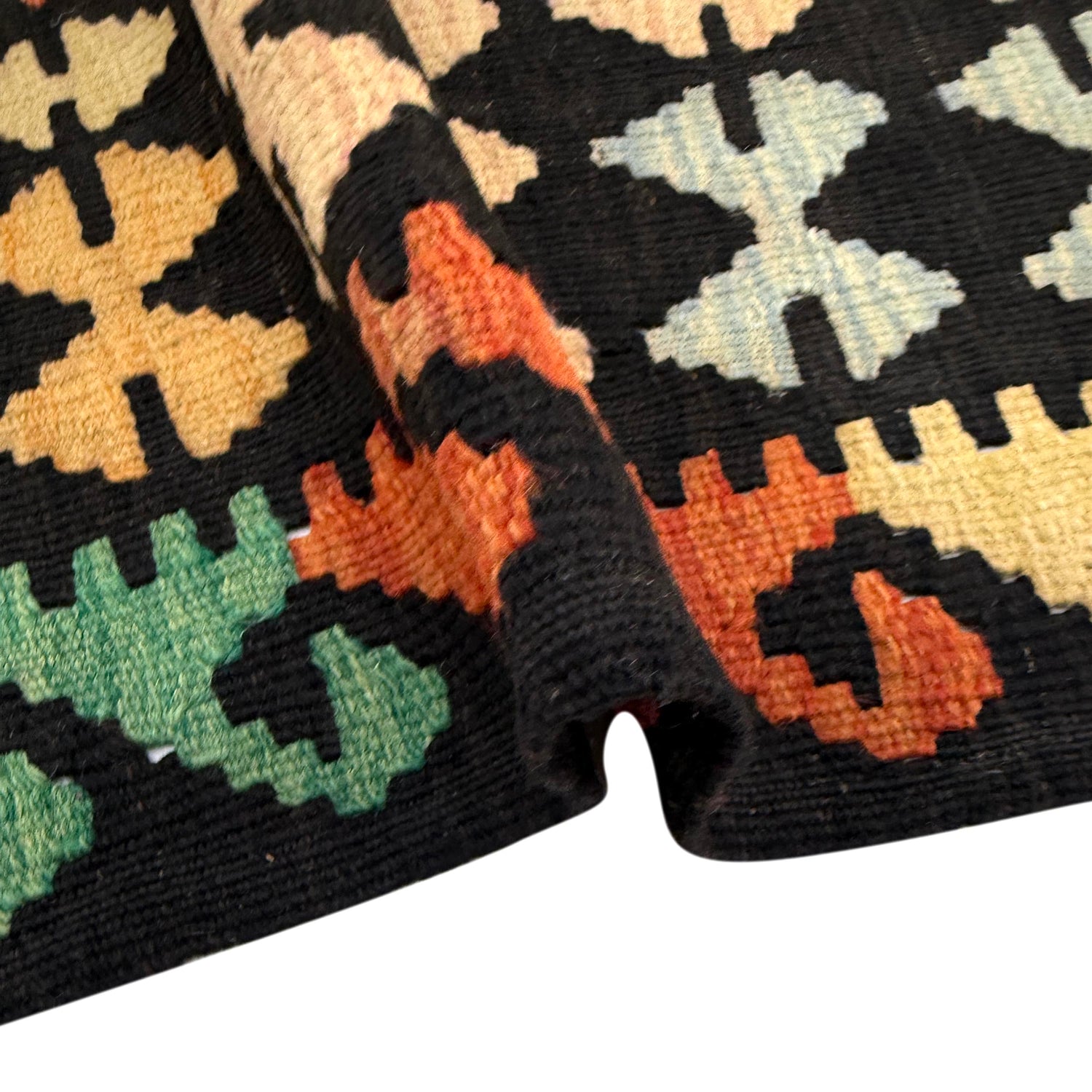 Handmade Vegetable Kilim 3' 6" x 4' 10" ft / 107 x 148 cm - No. R37907