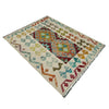 Handmade Afghan Vegetable Kilim 2' 10" x 3' 9" ft / 87 x 115 cm - No. R37908