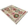 Hand Knotted Afghan Style Kilim 3' 4" x 4' 9" ft / 101 x 146 cm - No. R37913