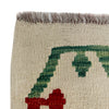Hand Knotted Afghan Style Kilim 3' 4" x 4' 9" ft / 101 x 146 cm - No. R37913