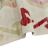 Hand Knotted Afghan Style Kilim 3' 4" x 4' 9" ft / 101 x 146 cm - No. R37913