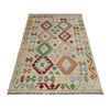 Hand Woven Wool Kelim 3' 2" x 4' 9" ft / 96 x 146 cm - No. R37914