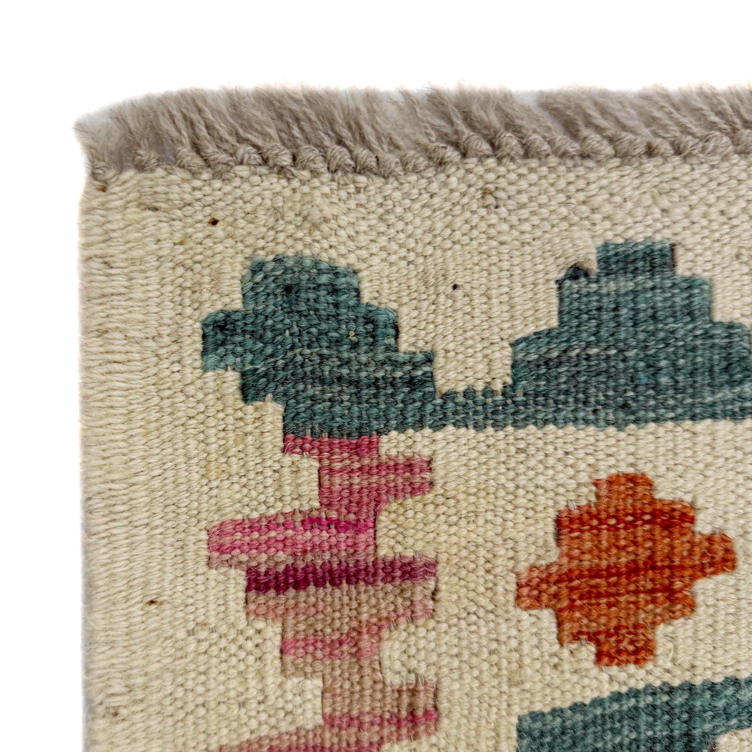 Handmade Turkish Design Wool Kilim 3' 2" x 5' 2" ft / 96 x 158 cm - No. R37918