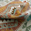 Hand Made Afghan Kilim 2' 9" x 4' 6" ft / 83 x 137 cm - No. R37920