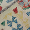 Multi Color ful Flat-Weave Wool Kilim 2' 8" x 4' 1" ft / 82 x 125 cm - No. R37921