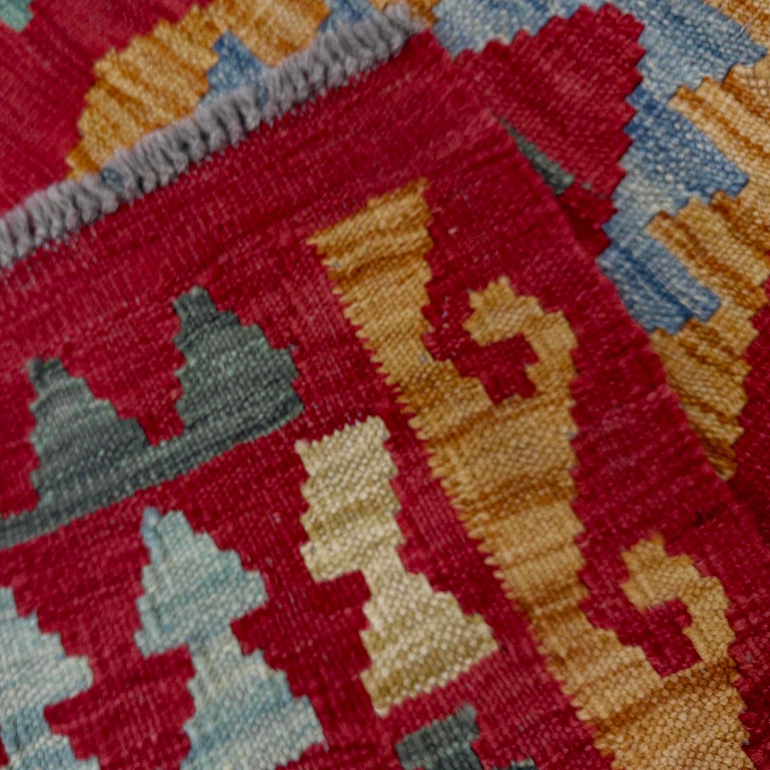 Handmade Vegetable Kelim 2' 3" x 4' 2" ft / 69 x 126 cm - No. R37923