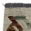 Multi Color ful Flat-Weave Wool Kilim 5' 11" x 7' 7" ft / 180 x 232 cm - No. R37934