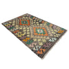 Handmade Turkish Design Wool Kilim 2' 7" x 4' 1" ft / 80 x 125 cm - No. R37959