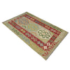 Hand Knotted Flatweave Kilim 2' 9" x 4' 11" ft / 83 x 150 cm - No. R37960