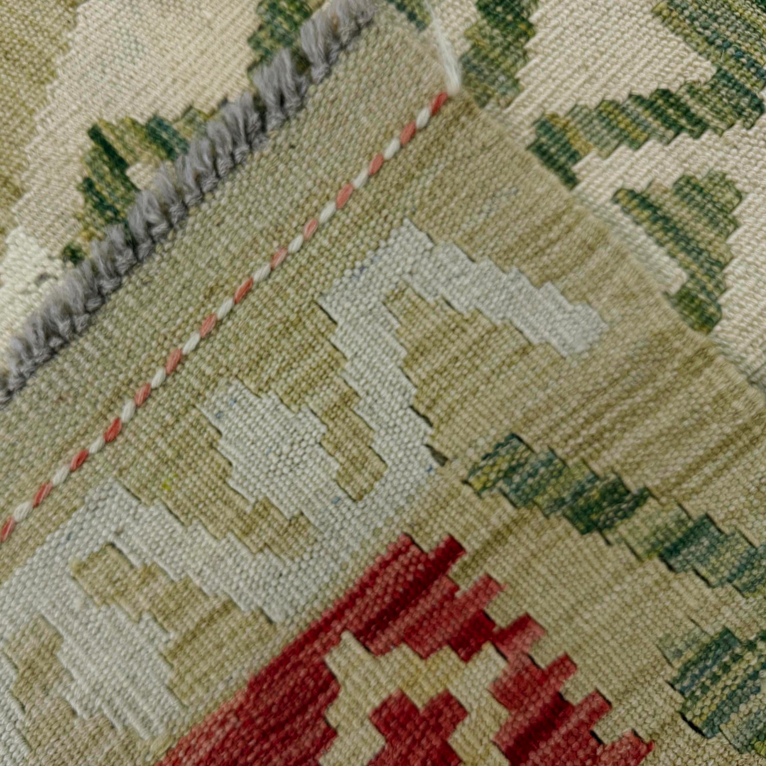 Hand Knotted Flatweave Kilim 2' 9" x 4' 11" ft / 83 x 150 cm - No. R37960