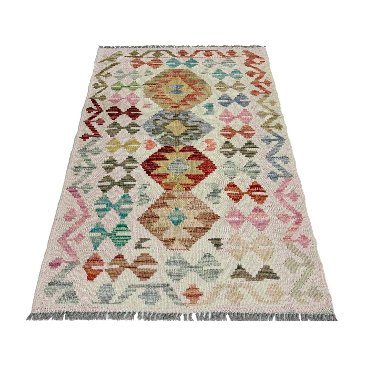 Small Size Chobi Kilim 2' 4" x 4' 0" ft / 70 x 123 cm - No. R37961