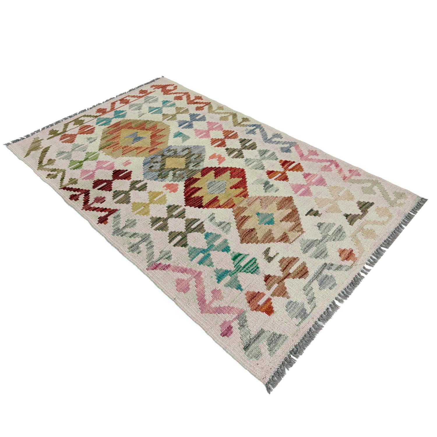 Small Size Chobi Kilim 2' 4" x 4' 0" ft / 70 x 123 cm - No. R37961
