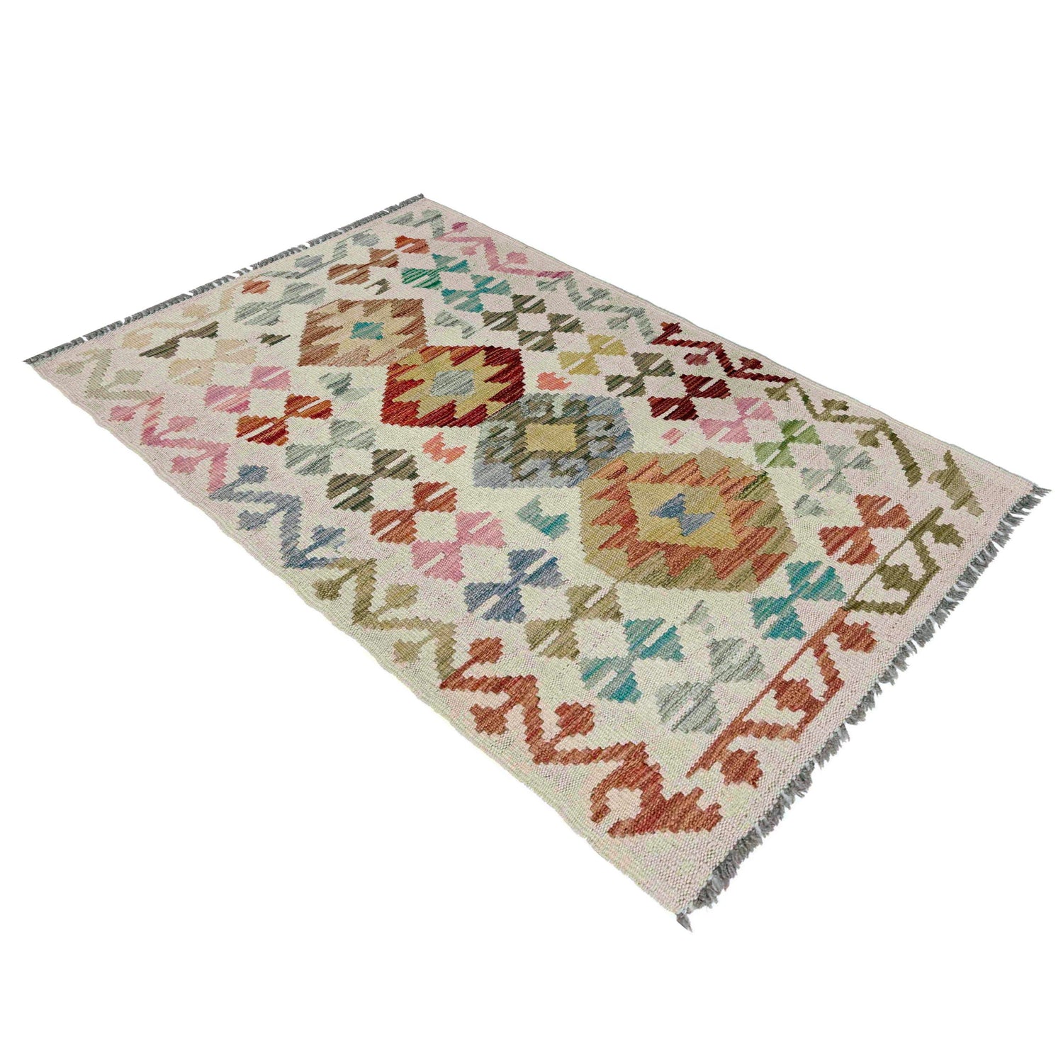 Small Size Chobi Kilim 2' 4" x 4' 0" ft / 70 x 123 cm - No. R37961