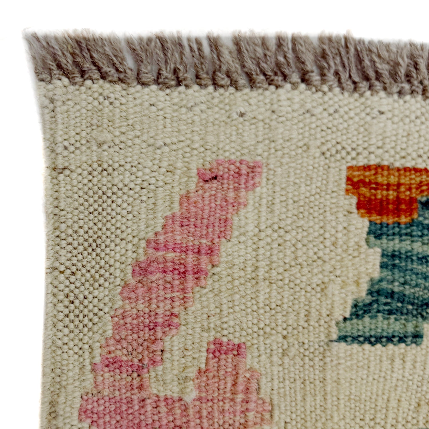 Hand Knotted Flatweave Kilim 2' 5" x 4' 2" ft / 73 x 128 cm - No. R37962