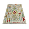 Handmade Afghan Vegetable Kilim 2' 9" x 4' 2" ft / 85 x 126 cm - No. R37963