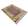 Multi Color ful Flat-Weave Wool Kilim 2' 11" x 4' 1" ft / 89 x 125 cm - No. R37965