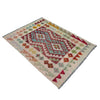 Multi Color ful Flat-Weave Wool Kilim 2' 11" x 4' 1" ft / 89 x 125 cm - No. R37965