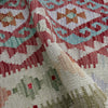 Multi Color ful Flat-Weave Wool Kilim 2' 11" x 4' 1" ft / 89 x 125 cm - No. R37965