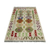 Hand Knotted Afghan Style Kilim 2' 6" x 4' 0" ft / 76 x 122 cm - No. R37971