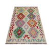 Hand Woven Wool Kelim 2' 6" x 4' 2" ft / 76 x 127 cm - No. R37972