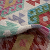 Hand Woven Wool Kelim 2' 6" x 4' 2" ft / 76 x 127 cm - No. R37972