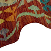Handmade Turkish Design Wool Kilim 2' 7" x 4' 6" ft / 78 x 137 cm - No. R37973