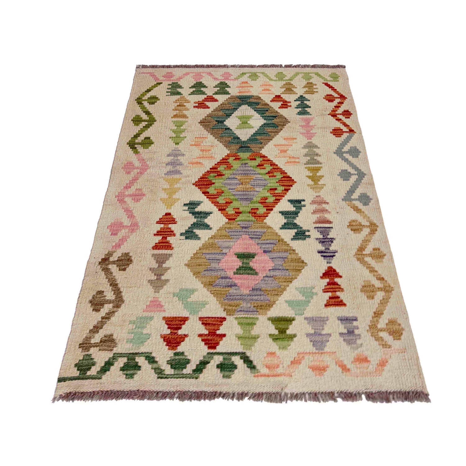 Small Size Chobi Kilim 2' 7" x 4' 1" ft / 79 x 125 cm - No. R37974