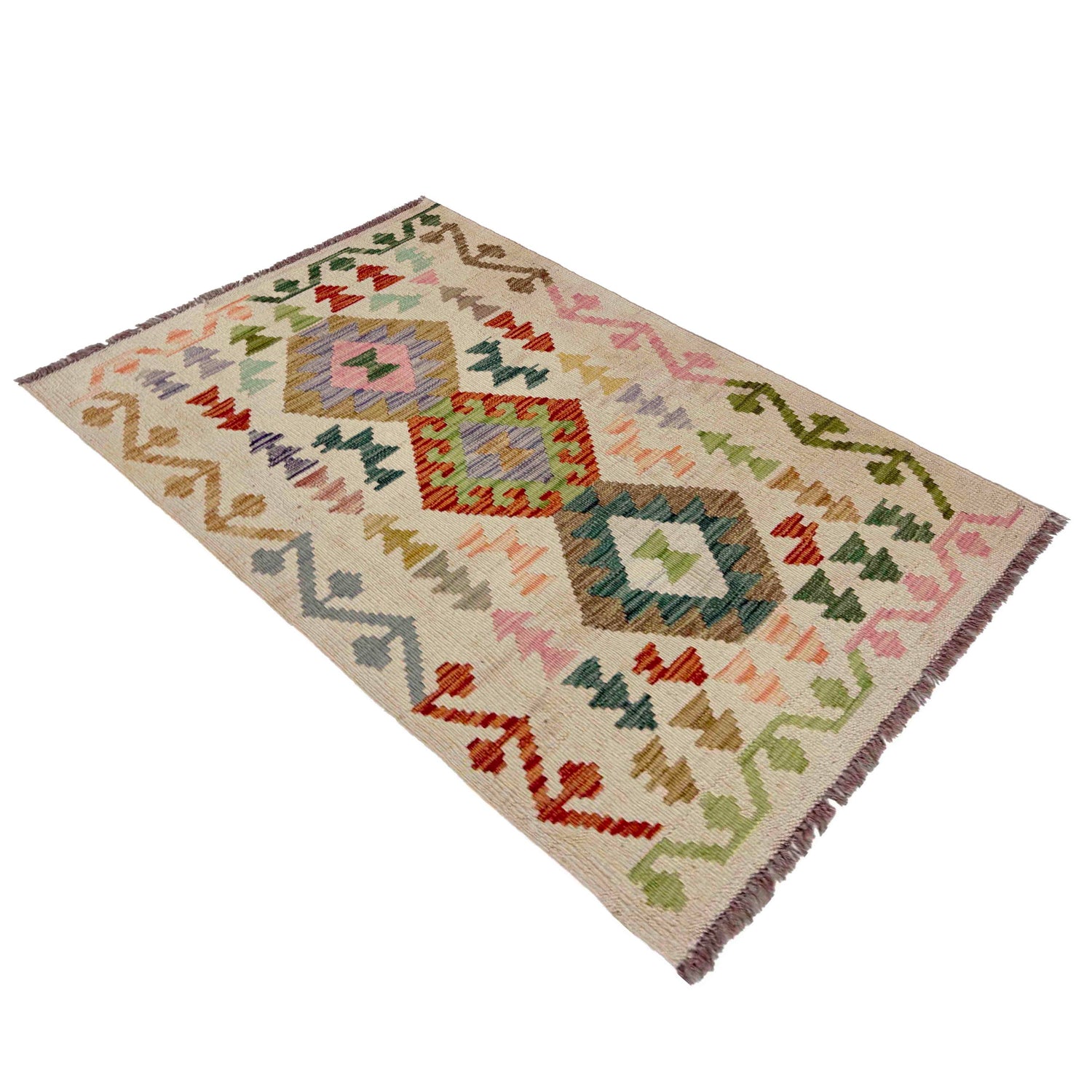 Small Size Chobi Kilim 2' 7" x 4' 1" ft / 79 x 125 cm - No. R37974