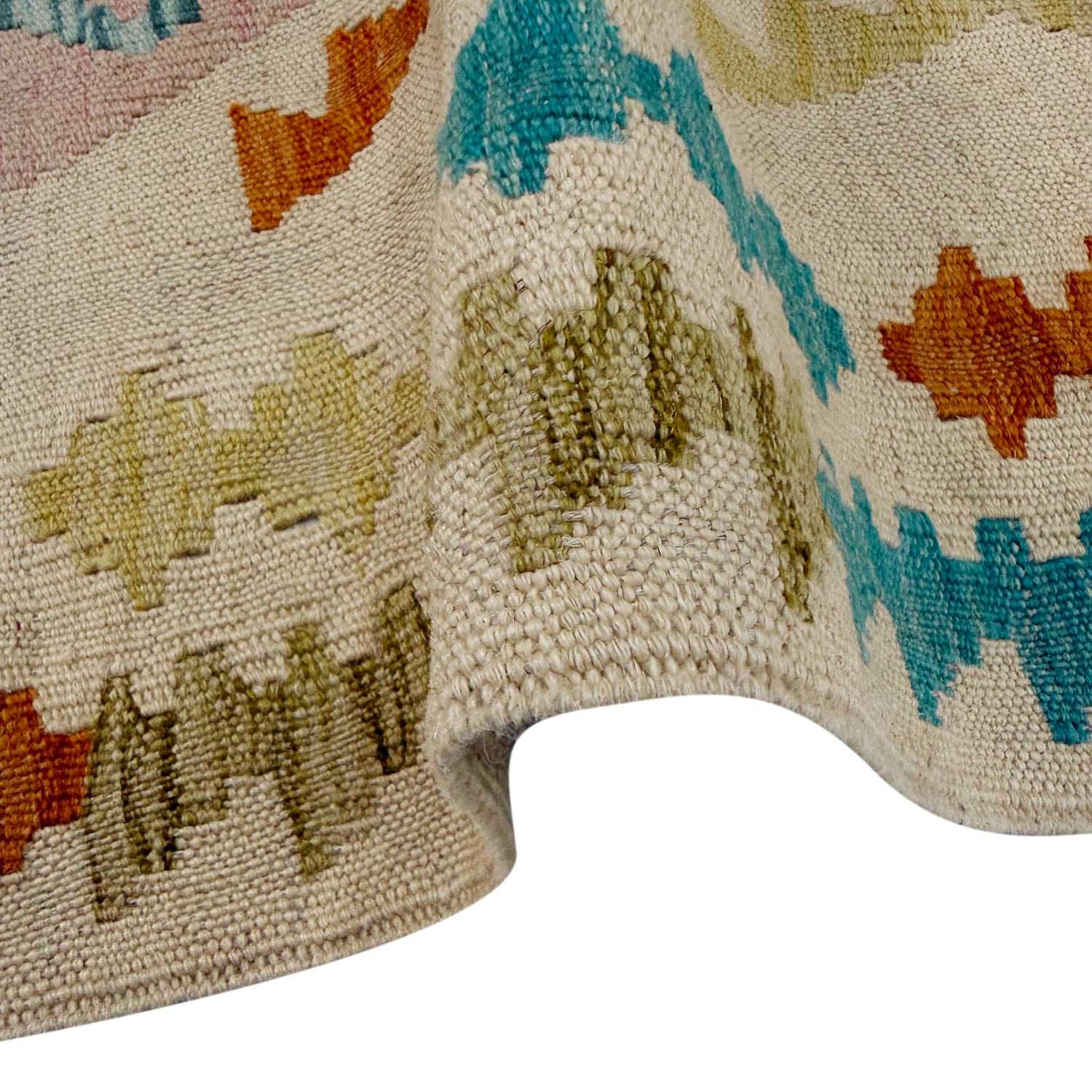 Hand Knotted Flatweave Kilim 2' 6" x 4' 4" ft / 75 x 131 cm - No. R37975
