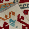 Handmade Afghan Vegetable Kilim 2' 7" x 4' 0" ft / 79 x 122 cm - No. R37976