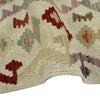 Multi Color ful Flat-Weave Wool Kilim 2' 9" x 4' 3" ft / 85 x 130 cm - No. R37978