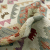 Multi Color ful Flat-Weave Wool Kilim 2' 9" x 4' 3" ft / 85 x 130 cm - No. R37978