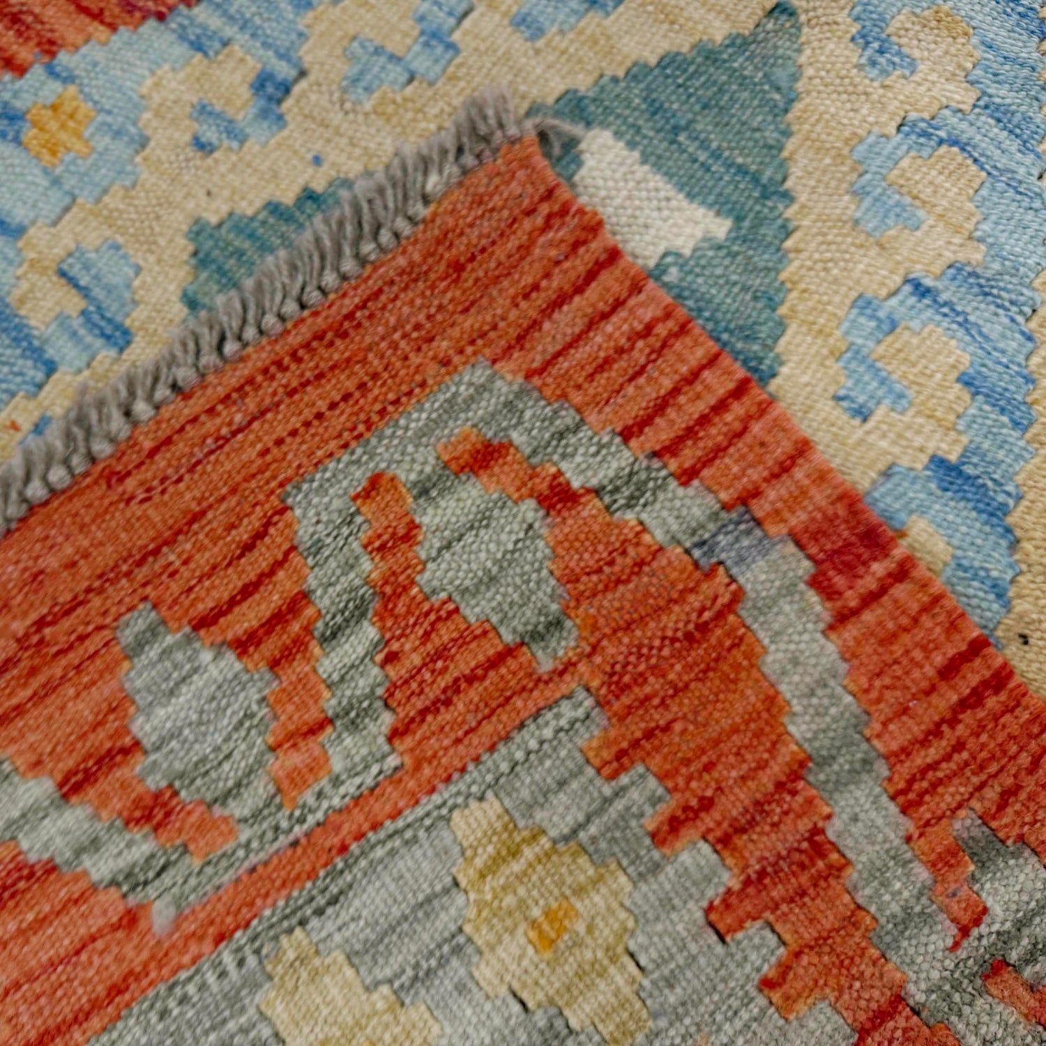 Handmade Vegetable Kilim 2' 9" x 4' 0" ft / 84 x 123 cm - No. R37979