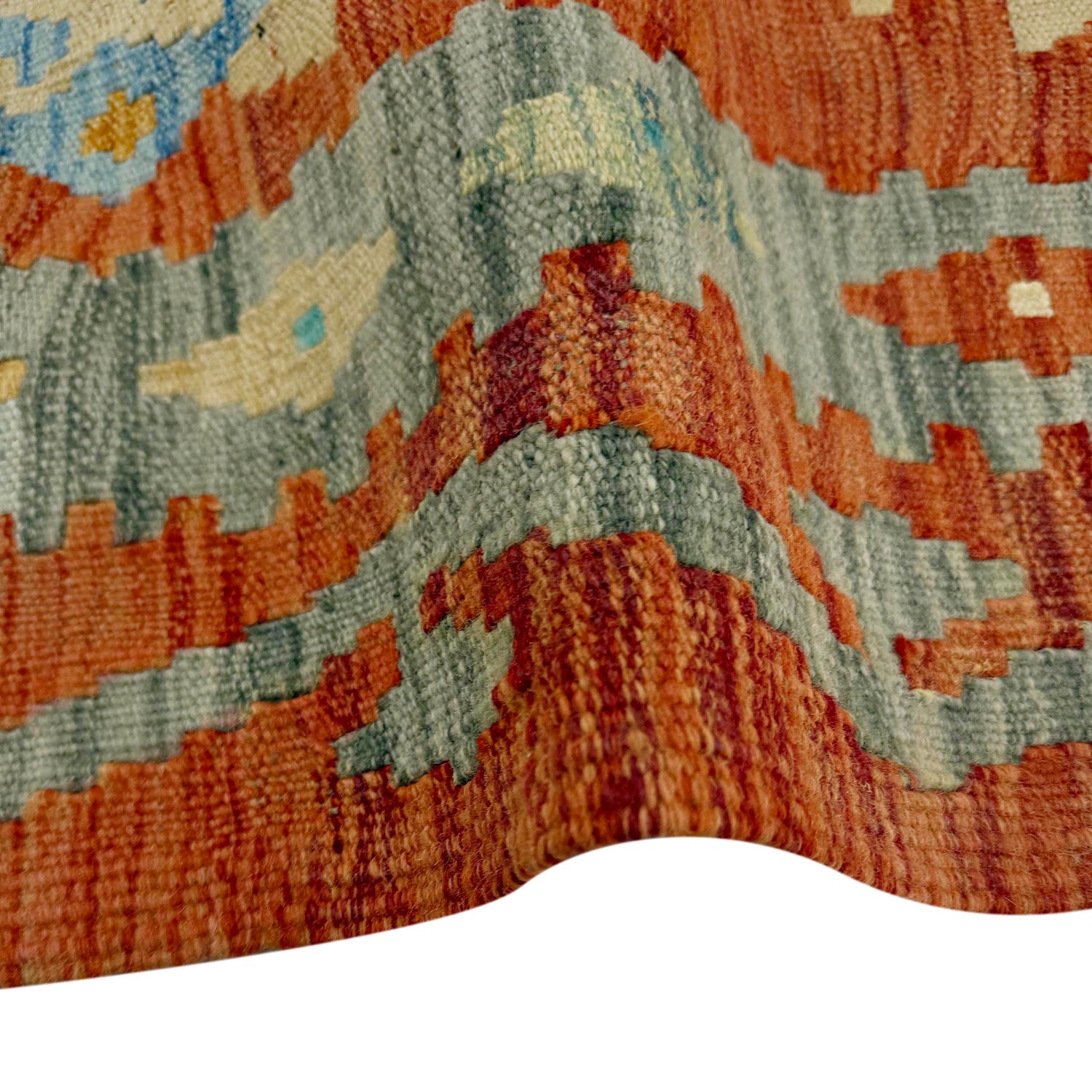 Handmade Vegetable Kilim 2' 9" x 4' 0" ft / 84 x 123 cm - No. R37979