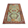 Handmade Vegetable Kelim 2' 7" x 4' 4" ft / 79 x 132 cm - No. R37981