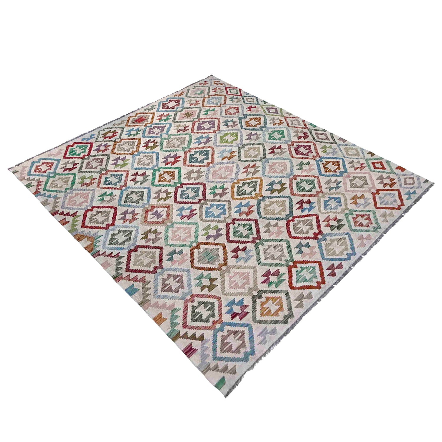 Medium Size Chobi Kilim 6' 0" x 8' 7" ft / 183 x 262 cm - No. R38012