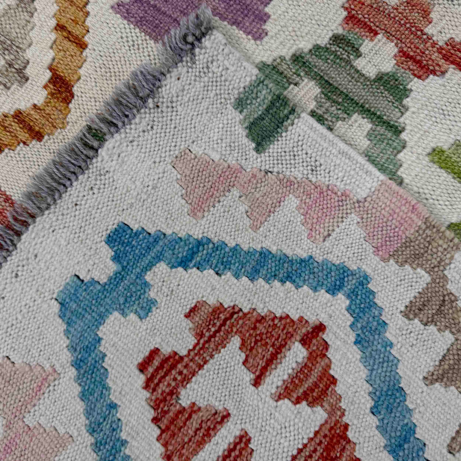 Medium Size Chobi Kilim 6' 0" x 8' 7" ft / 183 x 262 cm - No. R38012