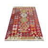 Handmade Turkish Design Wool Kilim 2' 6" x 4' 4" ft / 77 x 132 cm - No. R38015
