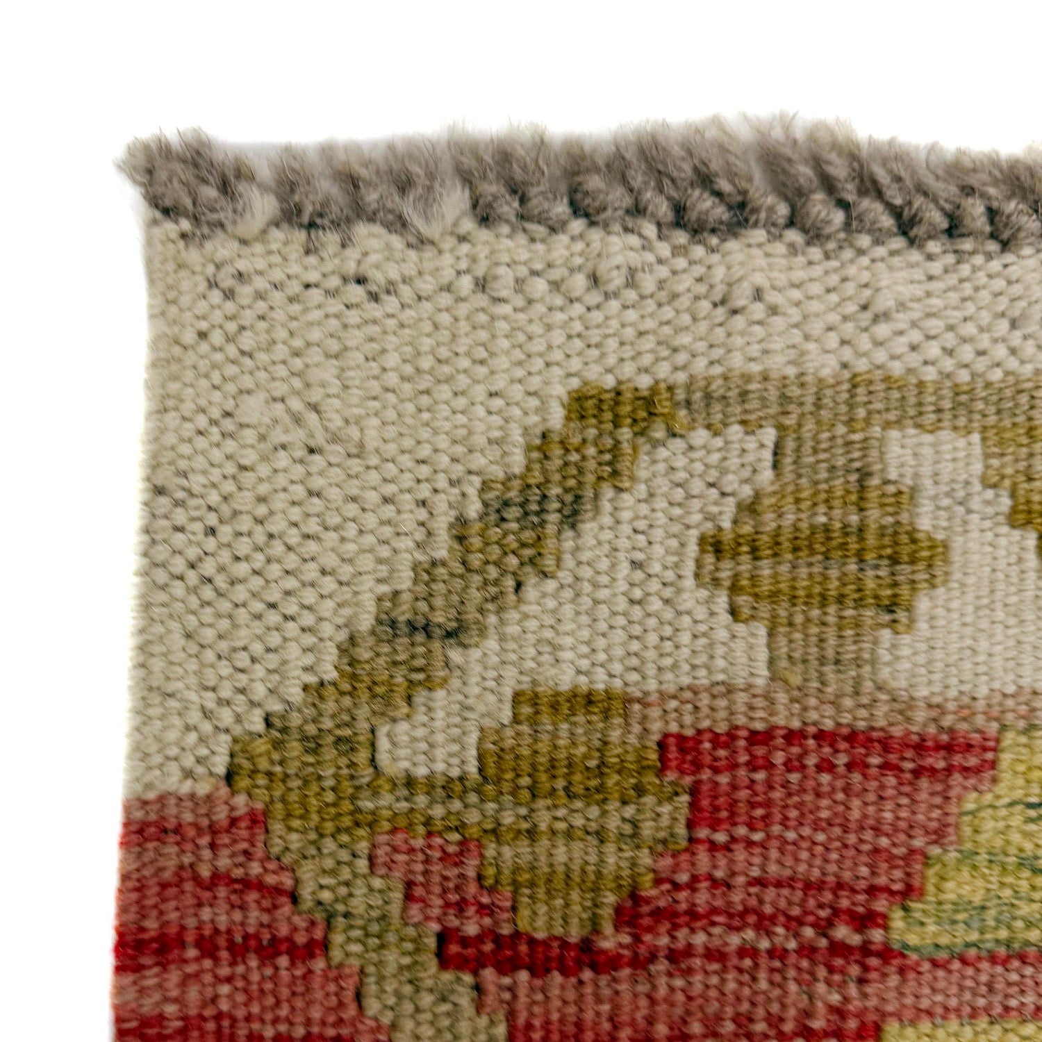 Handmade Turkish Design Wool Kilim 2' 6" x 4' 4" ft / 77 x 132 cm - No. R38015