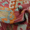 Handmade Turkish Design Wool Kilim 2' 6" x 4' 4" ft / 77 x 132 cm - No. R38015