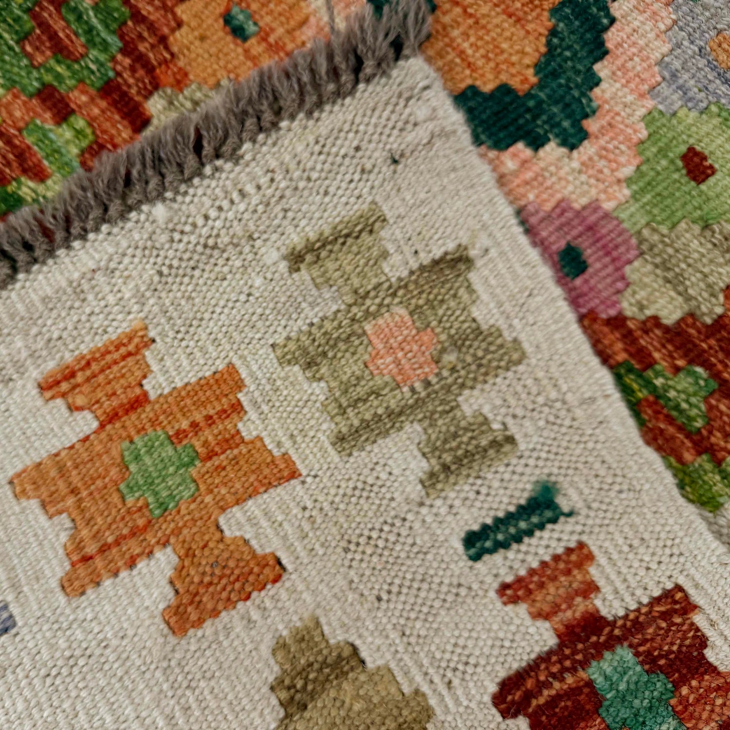 Small Size Chobi Kilim 2' 7" x 4' 2" ft / 78 x 126 cm - No. R38016